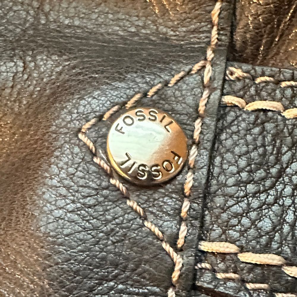 Fossil Black Leather Handbag - Picture 2 of 11
